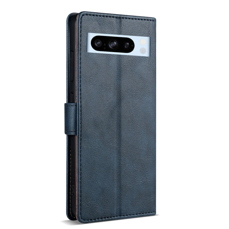 For Google Pixel 7 Pro N.BEKUS CSJ-P1 Solid Color Leather Phone Case(Blue)