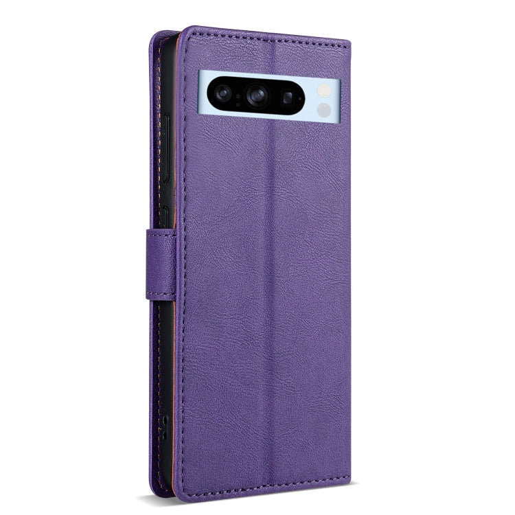 For Google Pixel 8 N.BEKUS CSJ-P1 Solid Color Leather Phone Case(Purple)