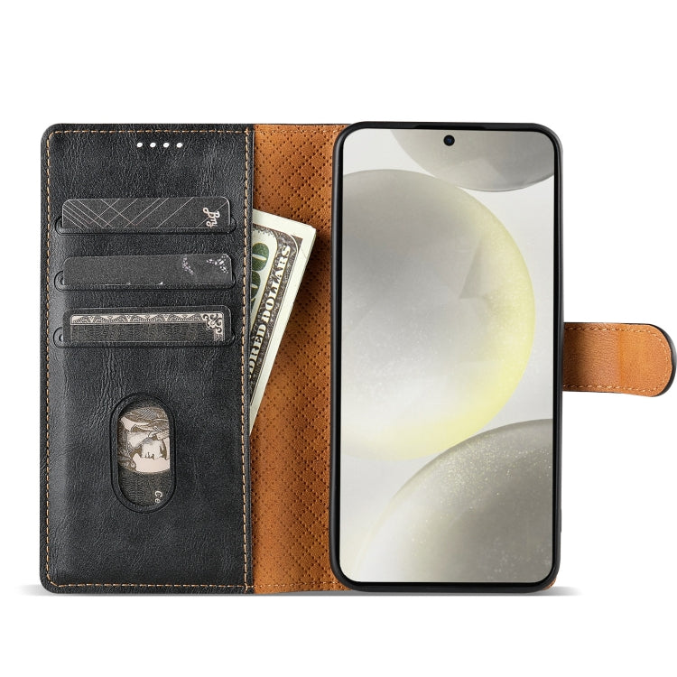 For Google Pixel 8a N.BEKUS CSJ-P1 Solid Color Leather Phone Case(Black)