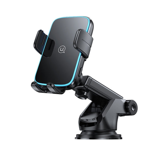 USAMS CD229 15W Accurate Aligment Wireless Charging Car Phone Holder with Suction Cup(Black)