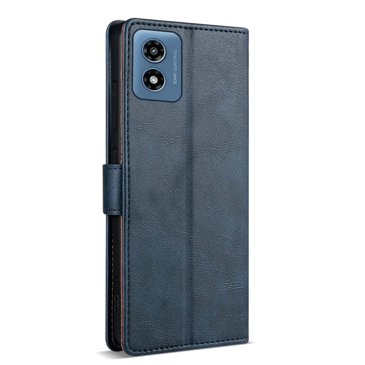 For Motorola Moto G24 N.BEKUS CSJ-P1 Solid Color Leather Phone Case(Blue)