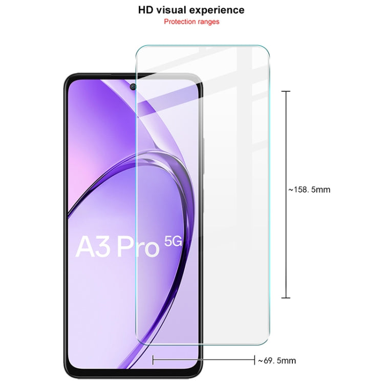For OPPO A3 Pro India imak H Series Tempered Glass Film