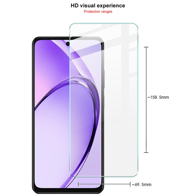 For OPPO A3x India imak H Series Tempered Glass Film