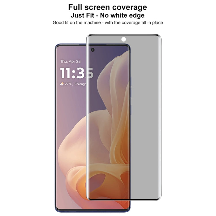 For Motorola Moto G85 / S50 Neo imak 3D Curved Privacy Full Screen Tempered Glass Film