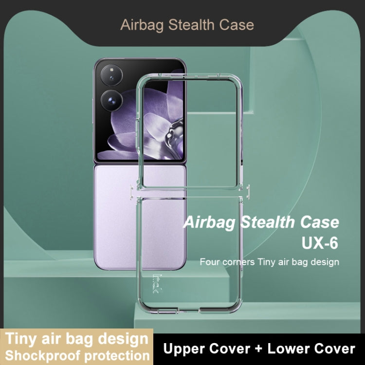 For Xiaomi Mix Flip imak UX-6 series All-inclusive Shockproof Airbag TPU Invisible Phone Case(Transparent)