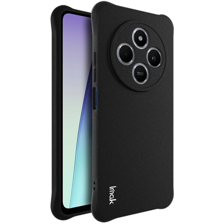 For Redmi 14C 4G / 14R imak Shockproof Airbag TPU Phone Case(Matte Black)