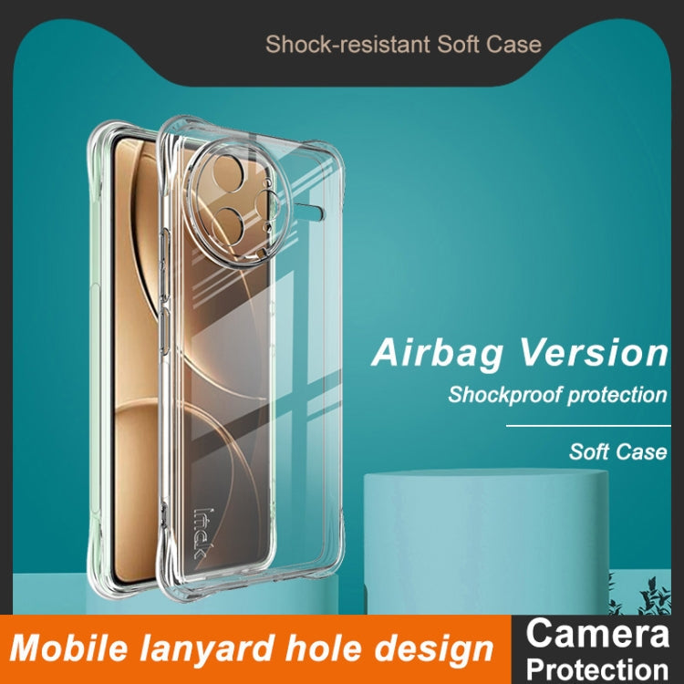 For Redmi K80 Pro imak Shockproof Airbag TPU Phone Case(Transparent)