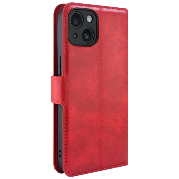 For iPhone 15 IMAK Count Series Flip Leather Phone Case(Red)