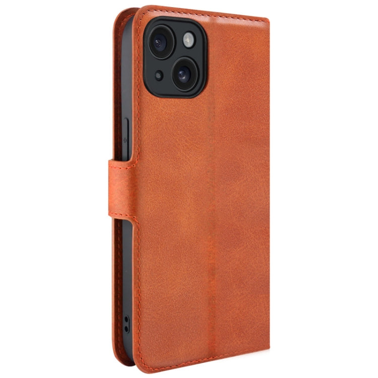 For iPhone 15 IMAK Count Series Flip Leather Phone Case(Brown)