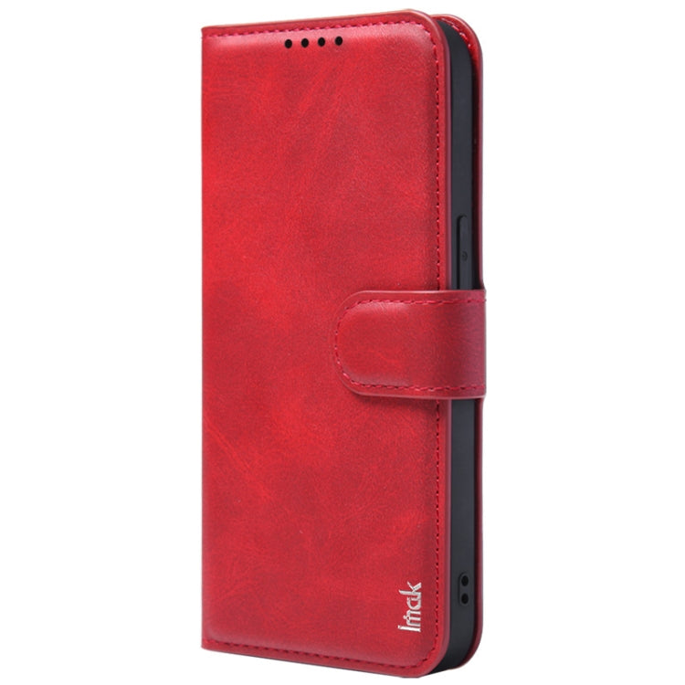 For iPhone 15 Pro IMAK Count Series Flip Leather Phone Case(Red)
