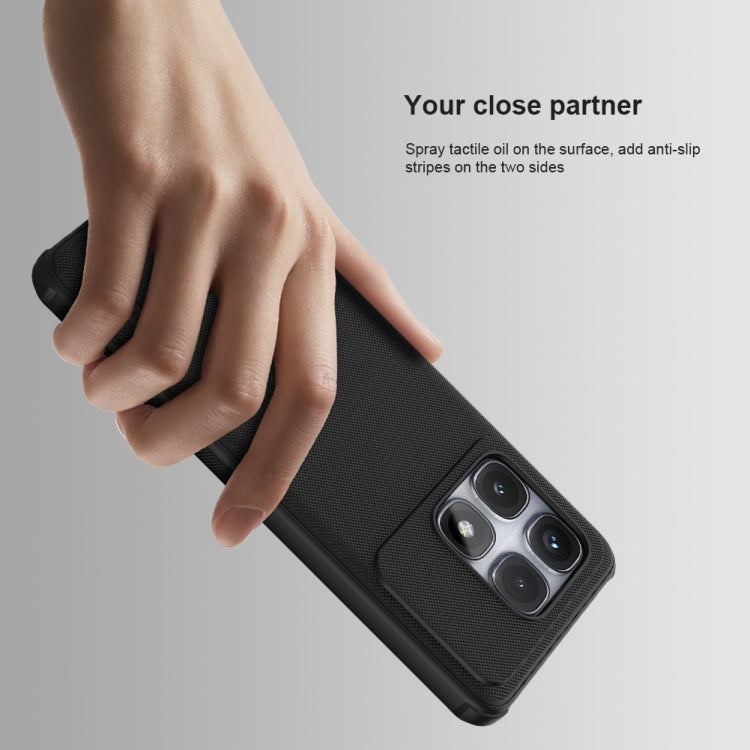 For Redmi K70 Ultra NILLKIN Frosted Shield Pro PC + TPU Phone Case(Black)