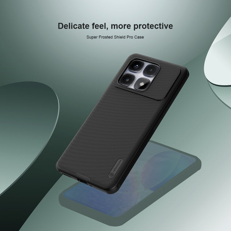 For Redmi K70 Ultra NILLKIN Frosted Shield Pro PC + TPU Phone Case(Blue)