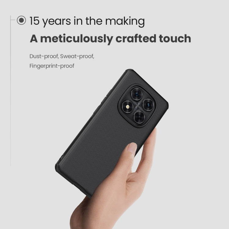 For Redmi Note 14 Pro 5G NILLKIN Frosted Shield Pro PC + TPU Phone Case(Black)