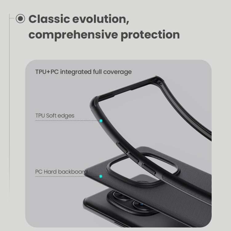 For Redmi Note 14 Pro 5G NILLKIN Frosted Shield Pro PC + TPU Phone Case(Blue)