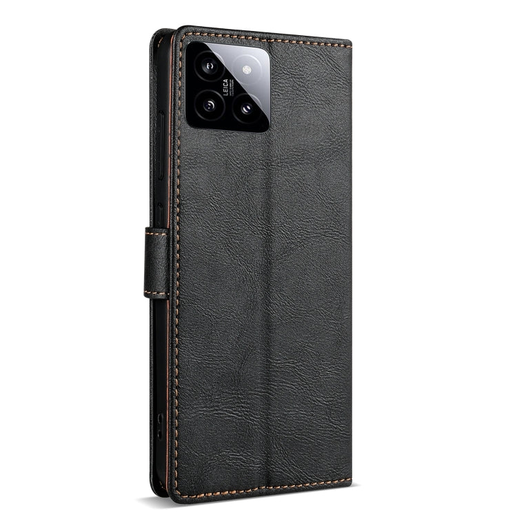 For Xiaomi 13 N.BEKUS CSJ-P1 Solid Color Leather Phone Case(Black)