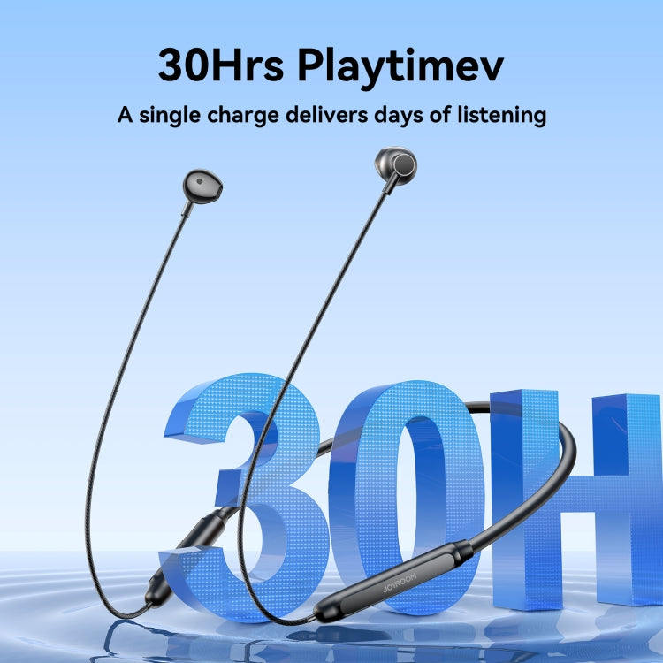 JOYROOM JR-D8 Neckband Wireless Bluetooth Sports Outdoor Earphone(Black)