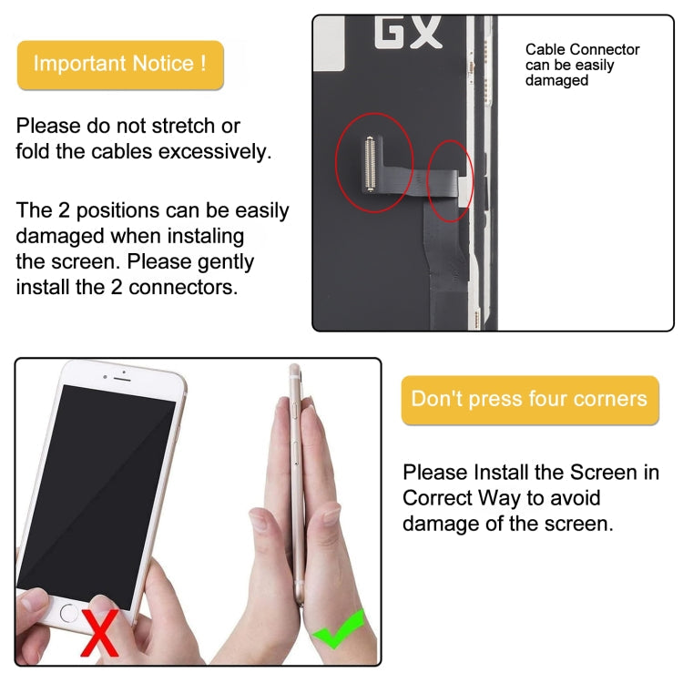 GX Hard OLED Screen, For iPhone 13 Pro Hard, For iPhone 14 Hard, For iPhone 14 Plus Soft, For iPhone 14 Pro Hard