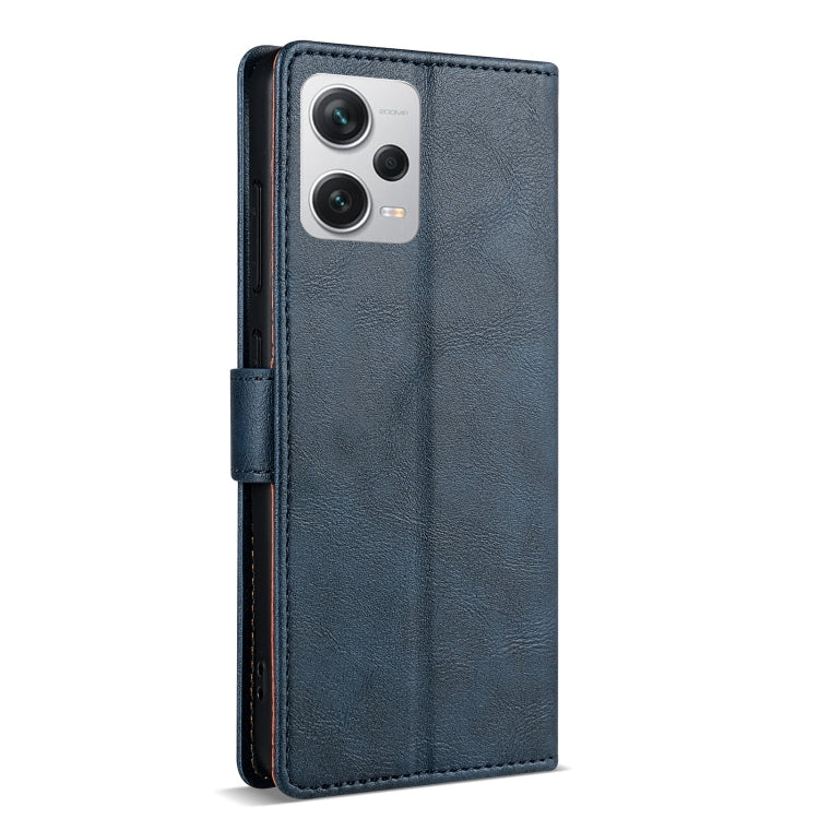 For Redmi Note 12 5G Global N.BEKUS CSJ-P1 Solid Color Leather Phone Case(Blue)