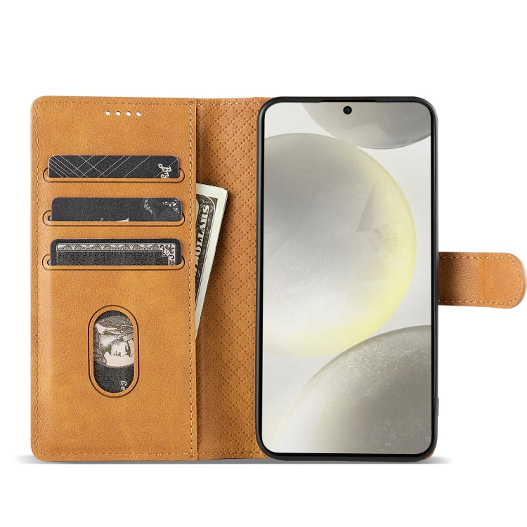 For Redmi Note 13 Pro+ 5G Global N.BEKUS CSJ-P1 Solid Color Leather Phone Case(Brown)
