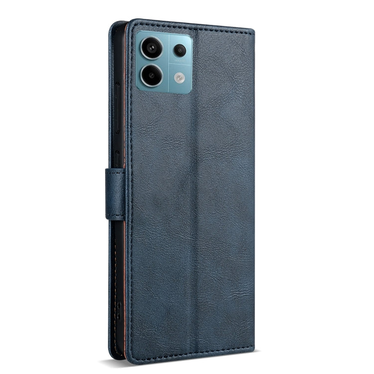 For Redmi Note 13 Pro+ 5G Global N.BEKUS CSJ-P1 Solid Color Leather Phone Case(Blue)