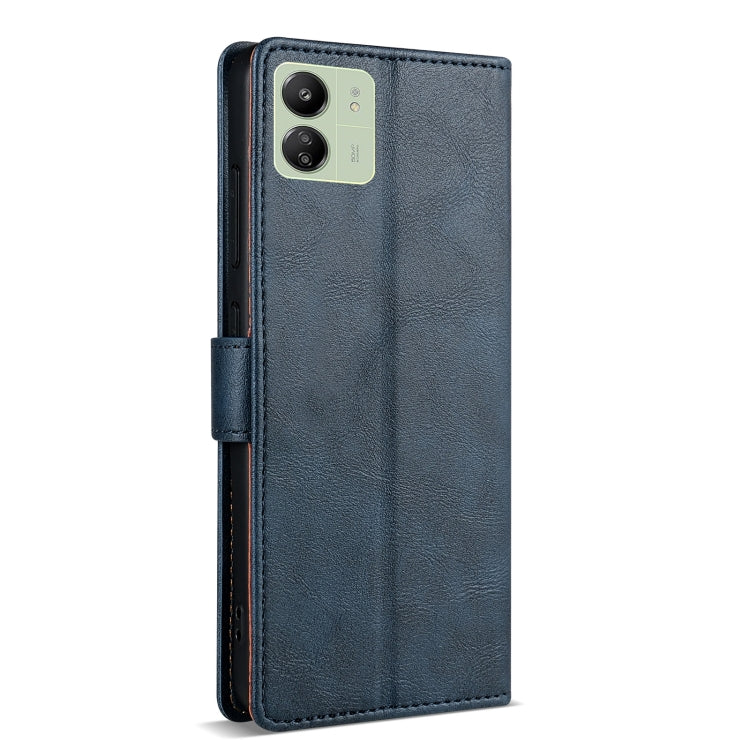 For Redmi 13C 5G / 4G N.BEKUS CSJ-P1 Solid Color Leather Phone Case(Blue)
