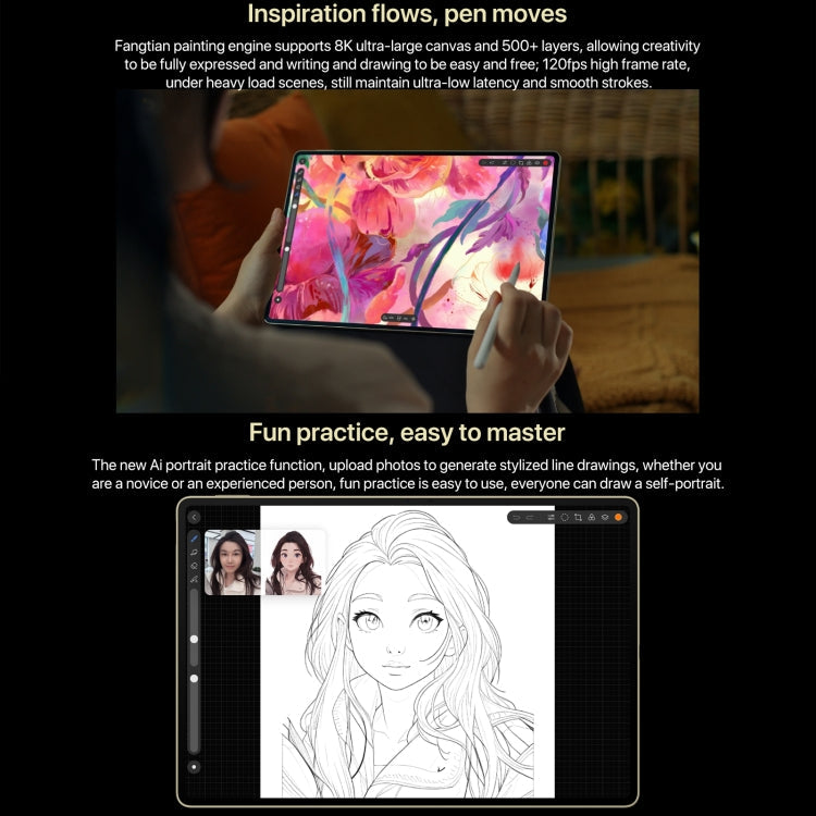 HUAWEI MatePad Pro 12.2 inch Soft Light Screen WiFi, 16GB+1TB, HarmonyOS 4.2 Hisilicon Kirin 9010W, Not Support Google Play(White)