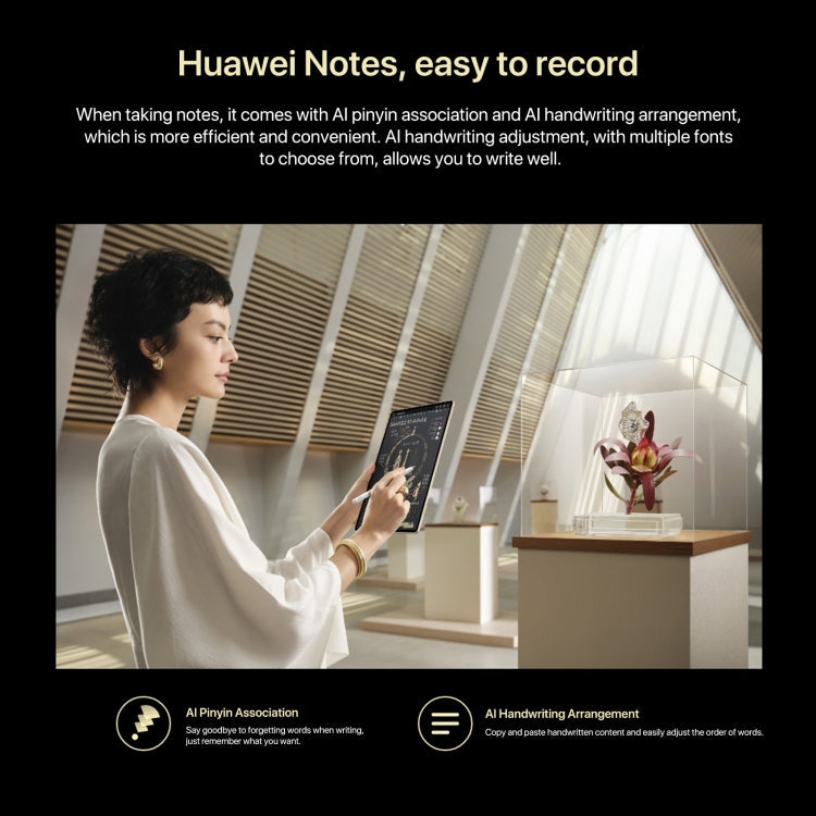 HUAWEI MatePad Pro 12.2 inch Soft Light Screen WiFi, 16GB+1TB, HarmonyOS 4.2 Hisilicon Kirin 9010W, Not Support Google Play(White)