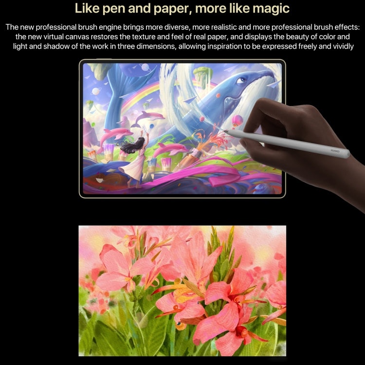 HUAWEI MatePad Pro 12.2 inch Soft Light Screen WiFi, 12GB+256GB, HarmonyOS 4.2 Hisilicon Kirin 9010W, Not Support Google Play(Black)