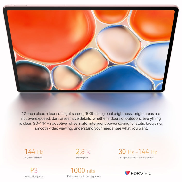 HUAWEI MatePad Air 12 inch WiFi Tablet PC, 12GB+256GB, HarmonyOS 4.2 Hisilicon Kirin 9000W, Not Support Google Play(Pink)