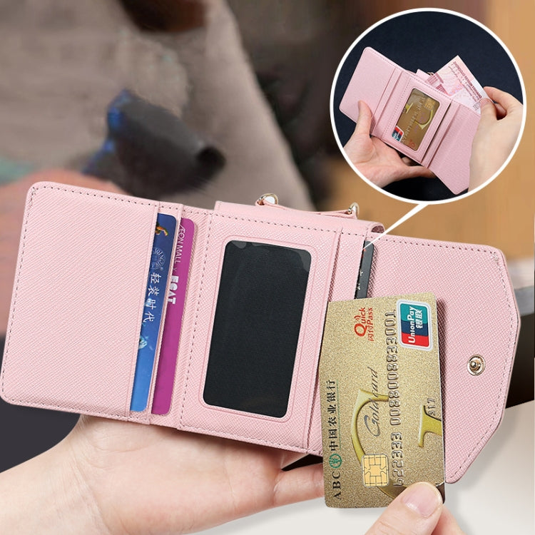 For Samsung Galaxy Z Flip3 5G VIETAO Portable Wallet Foldable PU Phone Case(Orange)