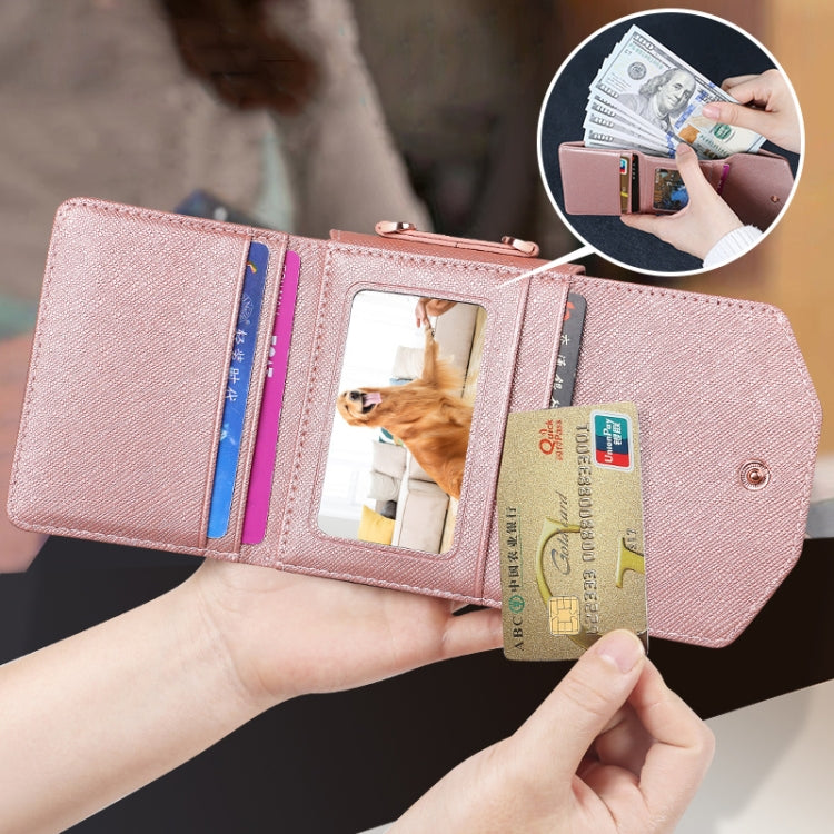 For Samsung Galaxy Z Flip6 / Flip7 FE VIETAO Portable Wallet Foldable PU Phone Case(Red)