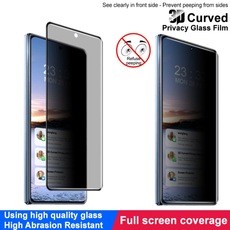 For Xiaomi Mix Fold 4 imak 3D Curved HD Full Screen Anti-spy Tempered Glass Protective Film