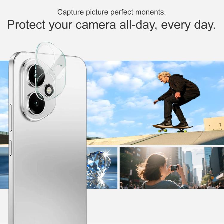 For Honor 400 Global 156.5mm imak Integrated Rear Camera Lens Tempered Glass Film with Lens Cap