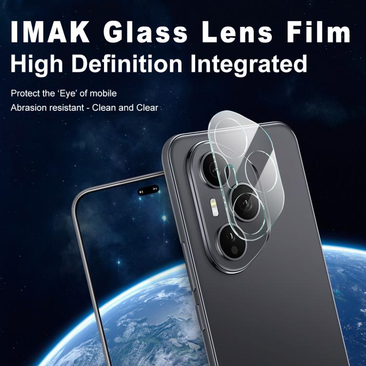 For Honor 400 Pro Global 160.8mm imak Integrated Rear Camera Lens Tempered Glass Film with Lens Cap