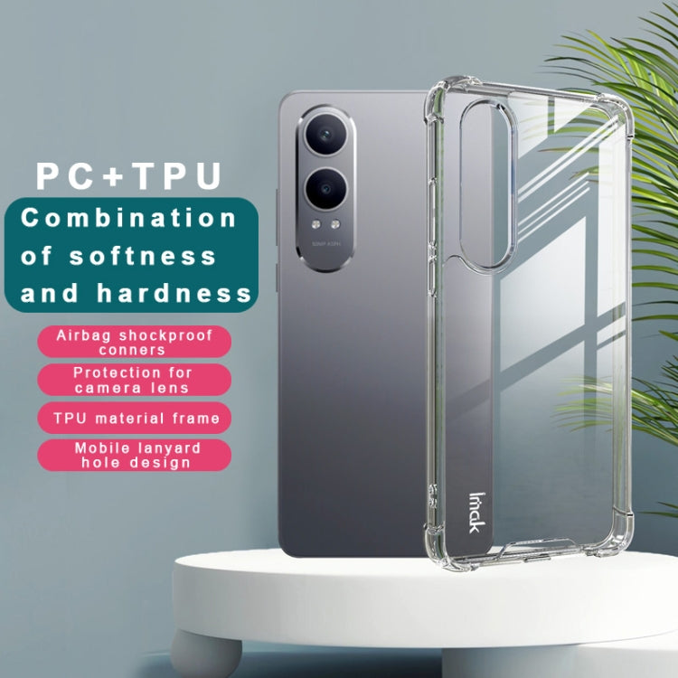 For OnePlus Nord CE4 Lite IMAK Space Shield PC + TPU Airbag Shockproof Phone Case(Transparent)