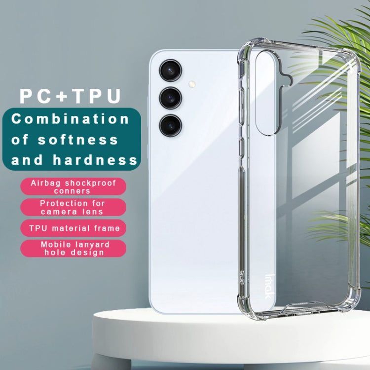For Samsung Galaxy A35 5G IMAK Space Shield PC + TPU Airbag Shockproof Phone Case(Transparent)