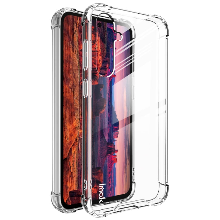 For Samsung Galaxy S23 FE 5G IMAK Space Shield PC + TPU Airbag Shockproof Phone Case(Transparent)