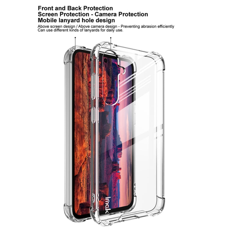 For Samsung Galaxy S23 FE 5G IMAK Space Shield PC + TPU Airbag Shockproof Phone Case(Transparent)