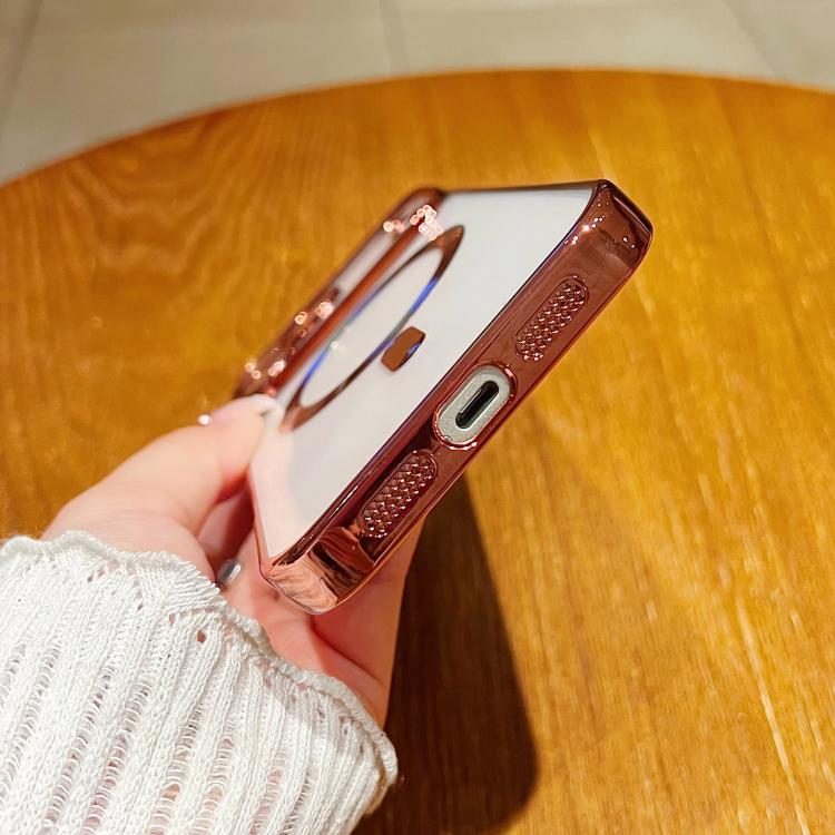 Electroplating MagSafe Phone Case, For iPhone 11, For iPhone 11 Pro