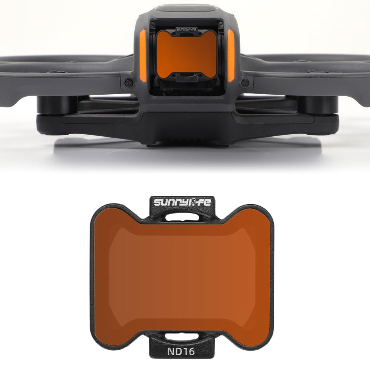 For DJI Avata 2 Sunnylife Camera Lens Filter, Filter:ND16