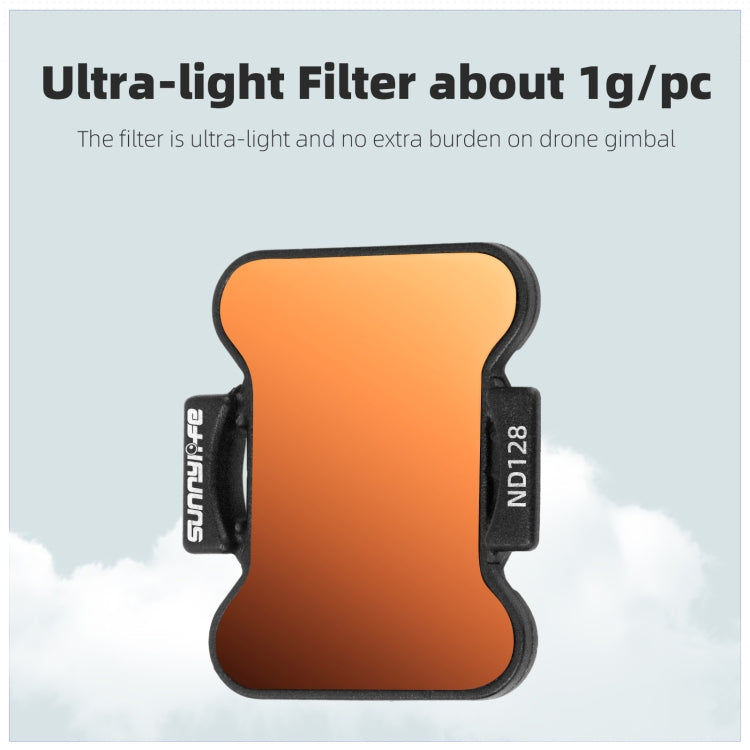 For DJI Avata 2 Sunnylife Camera Lens Filter, Filter:6 in 1 MCUV ND8/16/32/64/128