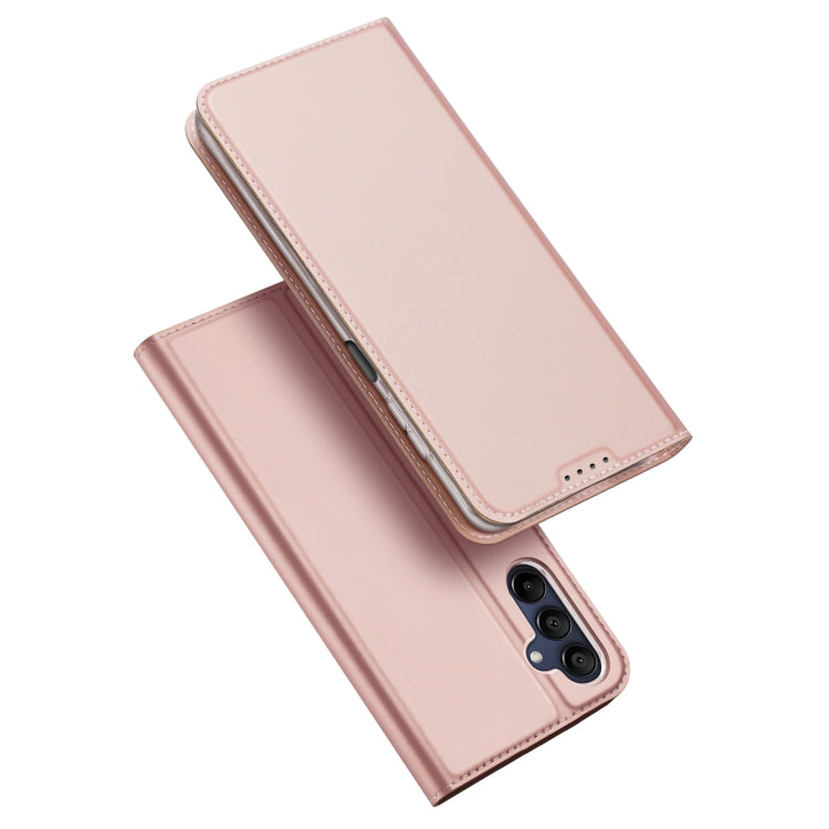 For Samsung Galaxy A16 5G DUX DUCIS Skin Pro Series Flip Leather Phone Case(Pink)