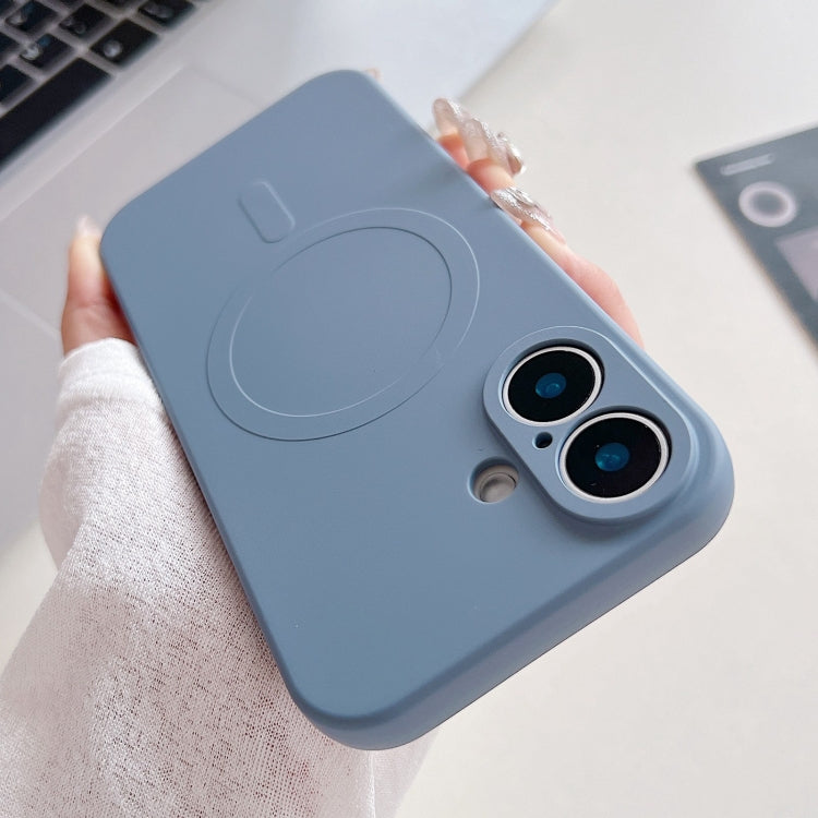 Solid Color Liquid Silicone MagSafe Magnetic Phone Case, For iPhone 16