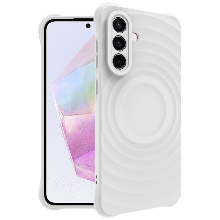 For Samsung Galaxy A36 5G IMAK UC-6 Series Manbo Frosting Soft Phone Case(White)