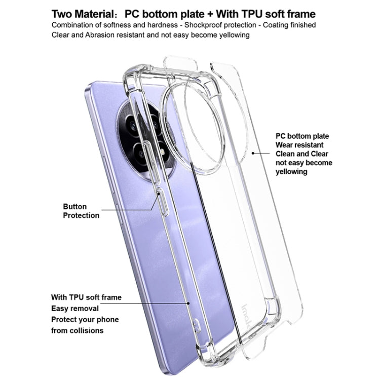 For Realme 13 Pro+ Global IMAK Space Shield PC + TPU Airbag Shockproof Phone Case(Transparent)