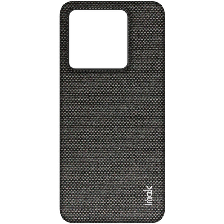 For Xiaomi 14T imak Ruiyi Series Cloth Texture PU + PC Phone Case(Black)