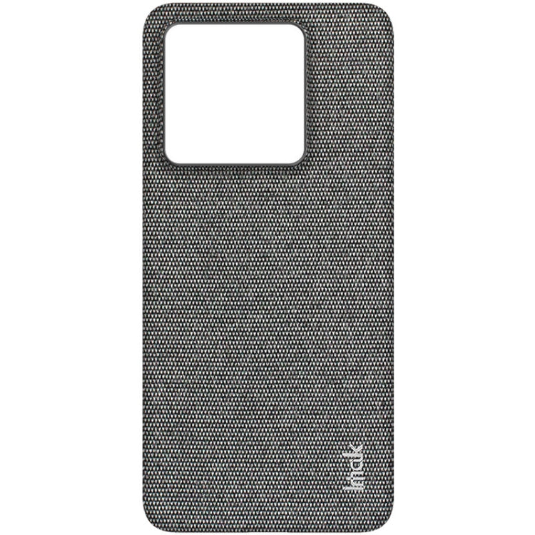 For Xiaomi 14T imak Ruiyi Series Cloth Texture PU + PC Phone Case(Dark Grey)