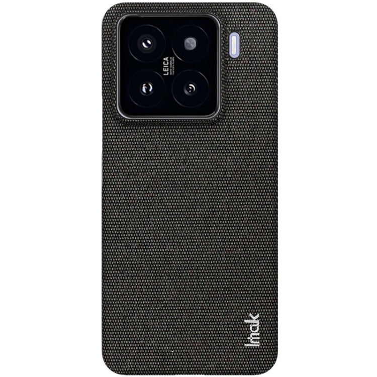 For Xiaomi 15 imak Ruiyi Series Cloth Texture PU + PC Phone Case(Black)
