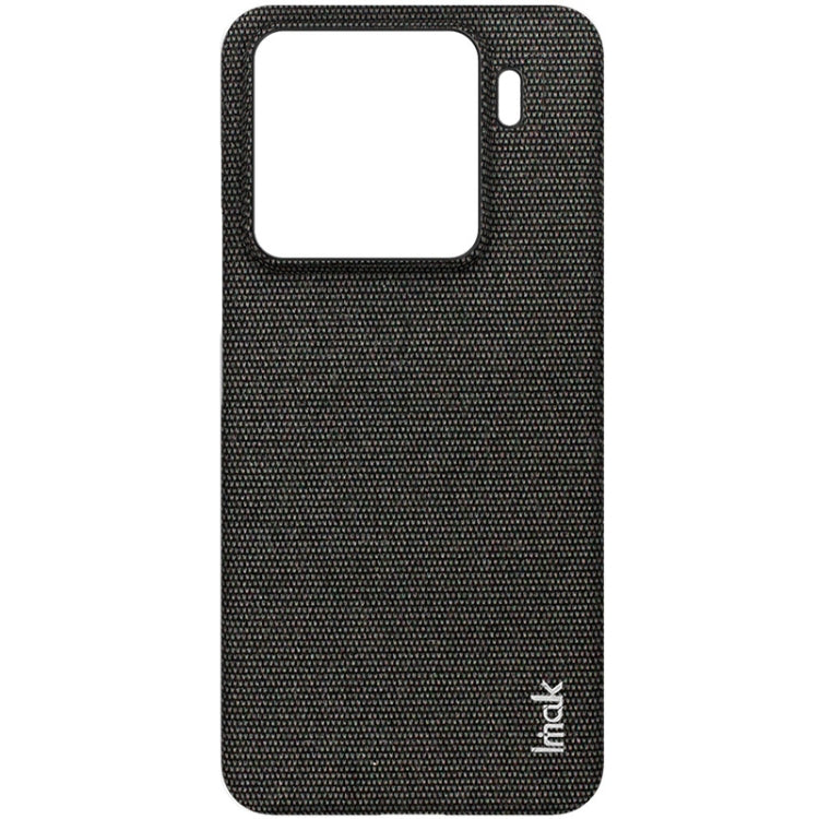 For Xiaomi 15 imak Ruiyi Series Cloth Texture PU + PC Phone Case(Black)