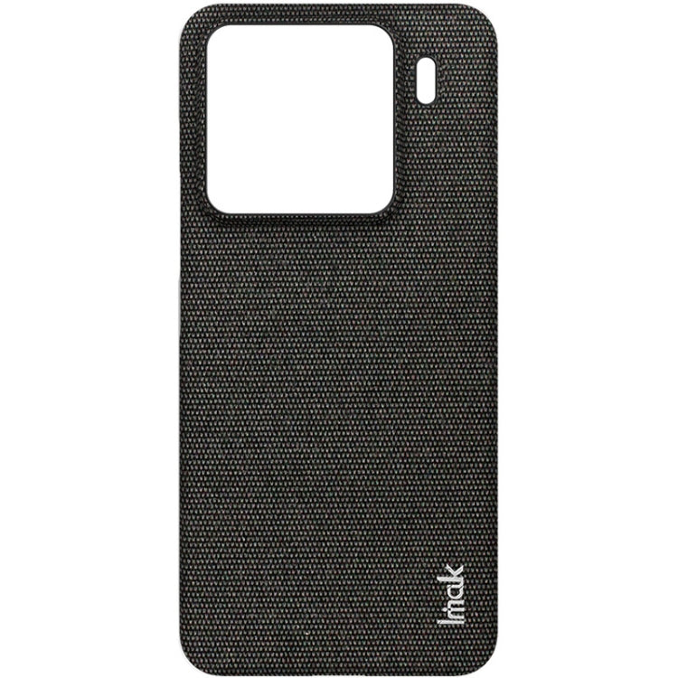 For Xiaomi 15 Pro imak Ruiyi Series Cloth Texture PU + PC Phone Case(Black)